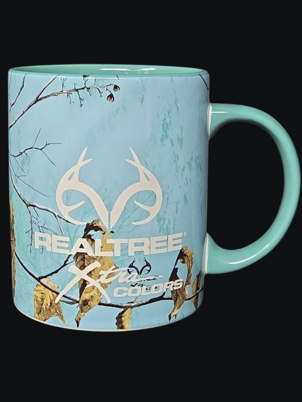 2017 Realtree Xtra Colors Camouflage Coffee Mug - Blue Winter Camo Pattern